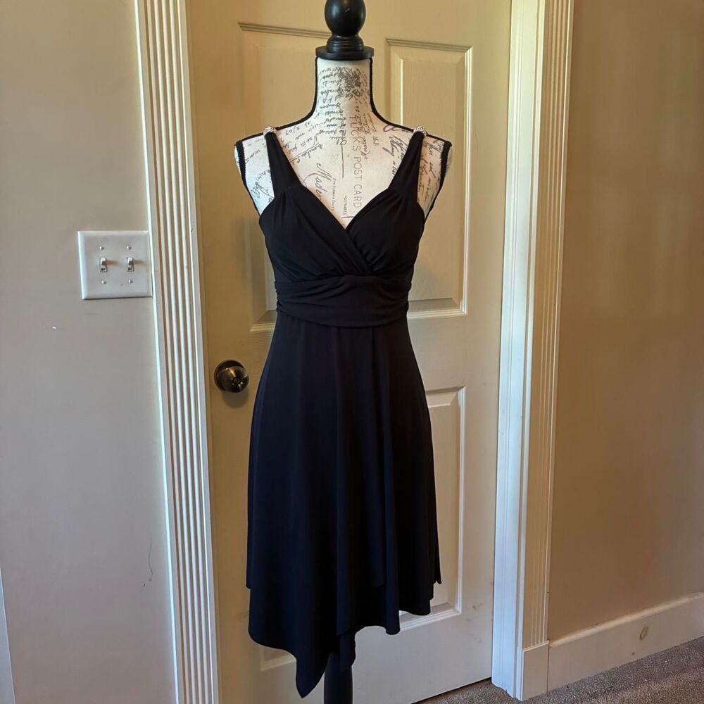 Unbranded Women's Black and Silver Dress